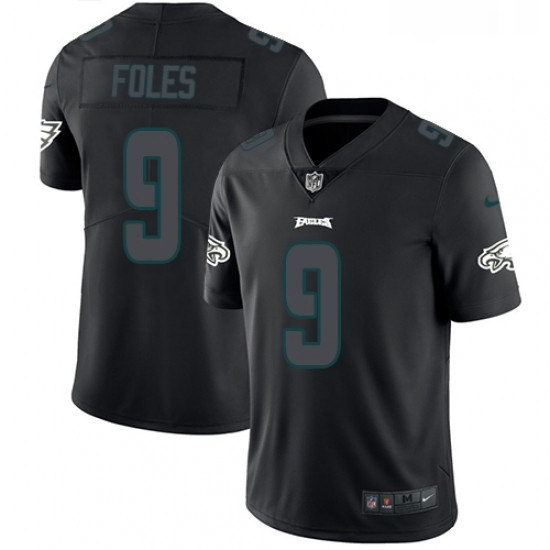 Mens Nike Philadelphia Eagles 9 Nick Foles Limited Black Rush Impact NFL Jersey Mens Nike Philadelphia Eagles 9 Nick Foles Limited Black Rush Impact NFL Jersey
