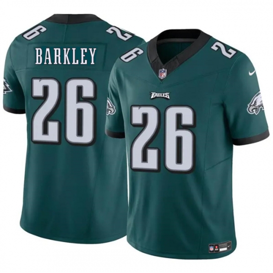 Men's Philadelphia Eagles #26 Saquon Barkley Green 2023 F.U.S.E. Vapor Untouchable Limited Football Stitched Jersey Men's Philadelphia Eagles #26 Saquon Barkley Green 2023 F.U.S.E. Vapor Untouchable Limited Football Stitched Jersey