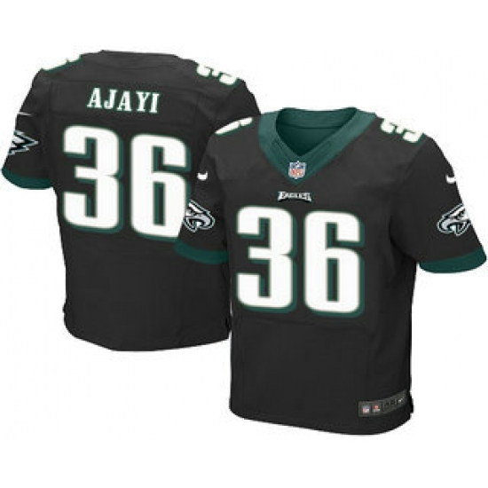 Mens Philadelphia Eagles 36 Jay Ajayi Black Alternate Stitched NFL Nike Elite Jersey Mens Philadelphia Eagles 36 Jay Ajayi Black Alternate Stitched NFL Nike Elite Jersey