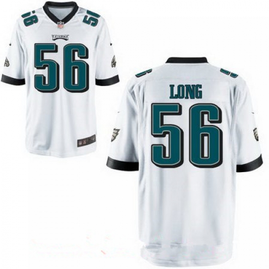 Mens Philadelphia Eagles #56 Chris Long White Road Stitched NFL Nike Elite Jersey Mens Philadelphia Eagles #56 Chris Long White Road Stitched NFL Nike Elite Jersey