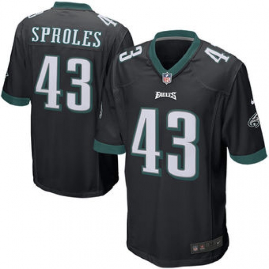 Mens Philadelphia Eagles Darren Sproles Nike Black Alternate Game Jersey Mens Philadelphia Eagles Darren Sproles Nike Black Alternate Game Jersey