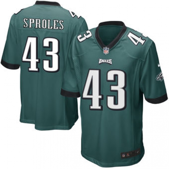 Mens Philadelphia Eagles Darren Sproles Nike Green Alternate Game Jersey Mens Philadelphia Eagles Darren Sproles Nike Green Alternate Game Jersey