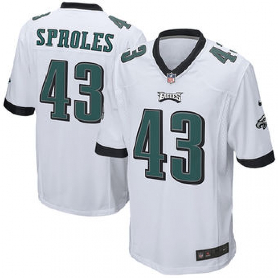 Mens Philadelphia Eagles Darren Sproles Nike White Alternate Game Jersey Mens Philadelphia Eagles Darren Sproles Nike White Alternate Game Jersey