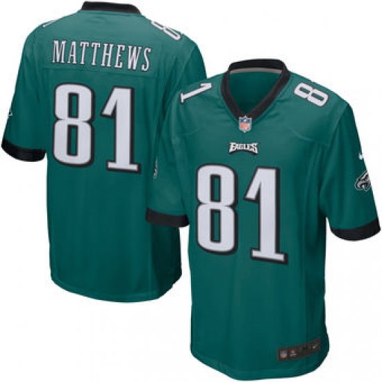 Mens Philadelphia Eagles Jordan Matthews Nike Green Team Game Jersey Mens Philadelphia Eagles Jordan Matthews Nike Green Team Game Jersey