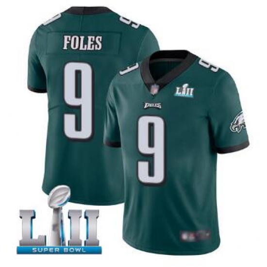 Midnight Green Nick Foles Limited Philadelphia Eagles Vapor Untouchable #9 Home Super Bowl LII Football Jersey Midnight Green Nick Foles Limited Philadelphia Eagles Vapor Untouchable #9 Home Super Bowl LII Football Jersey