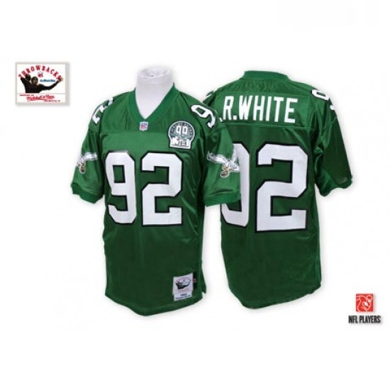 Mitchell And Ness Philadelphia Eagles 92 Reggie White Midnight Green Team Color Authentic Throwback NFL Jersey Mitchell And Ness Philadelphia Eagles 92 Reggie White Midnight Green Team Color Authentic Throwback NFL Jersey