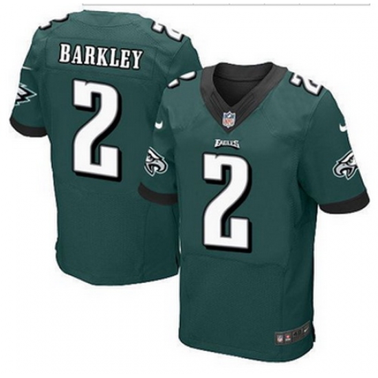 NEW Philadelphia Eagles #2 Matt Barkley Midnight Green Team Color Mens Stitched NFL Elite jersey NEW Philadelphia Eagles #2 Matt Barkley Midnight Green Team Color Mens Stitched NFL Elite jersey