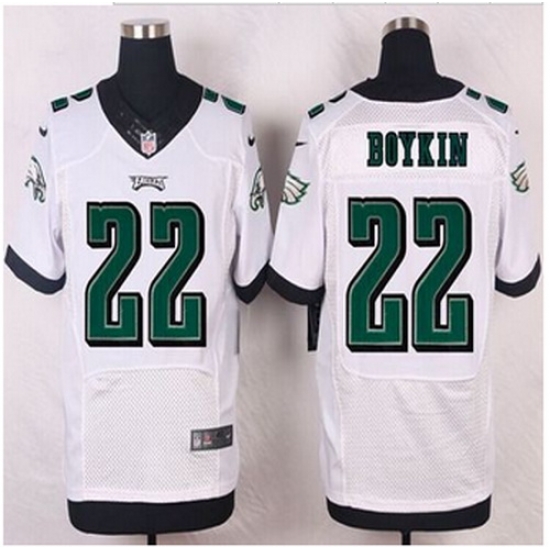NEW Philadelphia Eagles #22 Brandon Boykin White Mens Stitched NFL New Elite Jersey NEW Philadelphia Eagles #22 Brandon Boykin White Mens Stitched NFL New Elite Jersey