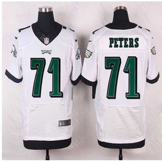 NEW Philadelphia Eagles #71 Jason Peters White Mens Stitched NFL Elite Jersey NEW Philadelphia Eagles #71 Jason Peters White Mens Stitched NFL Elite Jersey