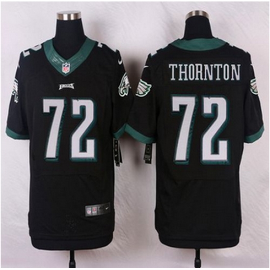 NEW Philadelphia Eagles #72 Cedric Thornton Black Alternate Mens Stitched NFL New Elite jersey NEW Philadelphia Eagles #72 Cedric Thornton Black Alternate Mens Stitched NFL New Elite jersey