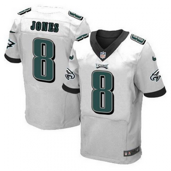 NEW Philadelphia Eagles #8 Donnie Jones White Mens Stitched NFL New Elite Jersey NEW Philadelphia Eagles #8 Donnie Jones White Mens Stitched NFL New Elite Jersey