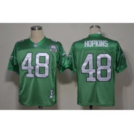 NFL Jerseys Philadelphia Eagle 48 Wes Hopkins Throwback Green NFL Jerseys Philadelphia Eagle 48 Wes Hopkins Throwback Green