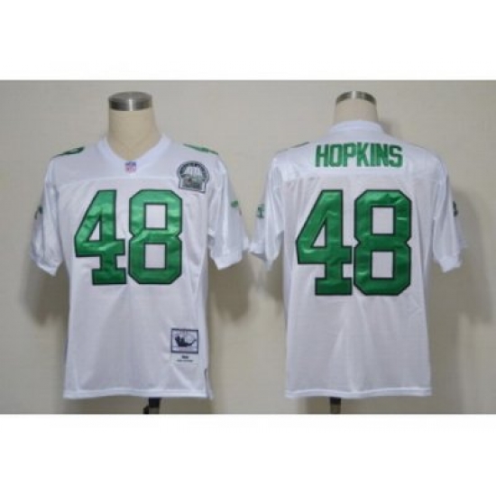 NFL Jerseys Philadelphia Eagle 48 Wes Hopkins Throwback White NFL Jerseys Philadelphia Eagle 48 Wes Hopkins Throwback White