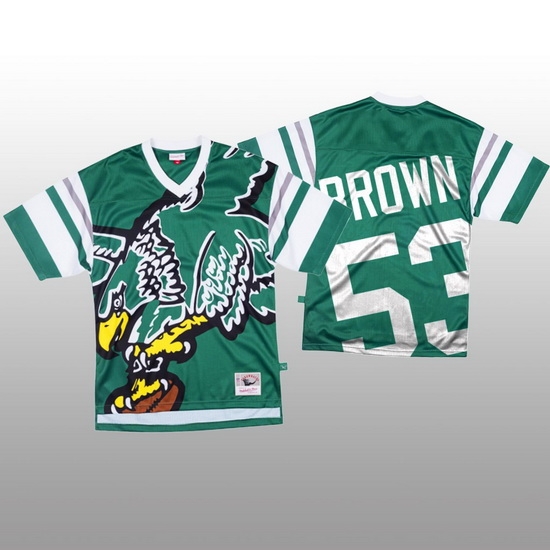 NFL Philadelphia Eagles 53 Jatavis Brown Green Men Mitchell 26 Nell Big Face Fashion Limited NFL Jersey NFL Philadelphia Eagles 53 Jatavis Brown Green Men Mitchell 26 Nell Big Face Fashion Limited NFL Jersey