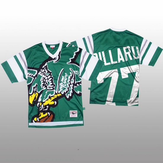 NFL Philadelphia Eagles 77 Andre Dillard Green Men Mitchell 26 Nell Big Face Fashion Limited NFL Jersey NFL Philadelphia Eagles 77 Andre Dillard Green Men Mitchell 26 Nell Big Face Fashion Limited NFL Jersey
