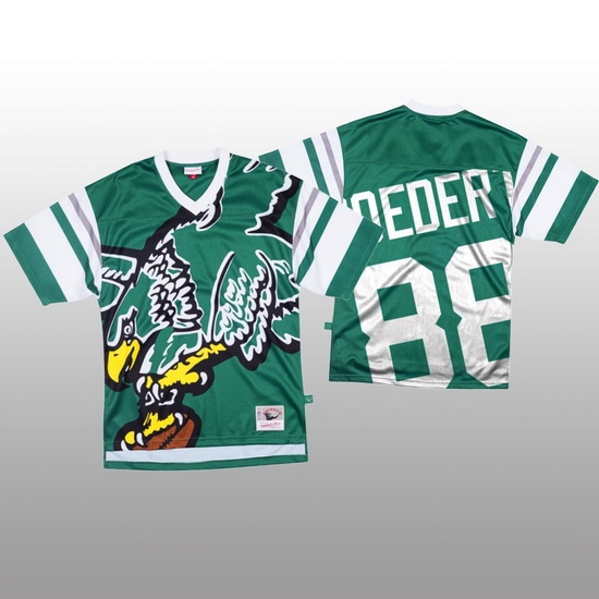 NFL Philadelphia Eagles 88 Dallas Goedert Green Men Mitchell 26 Nell Big Face Fashion Limited NFL Jersey NFL Philadelphia Eagles 88 Dallas Goedert Green Men Mitchell 26 Nell Big Face Fashion Limited NFL Jersey