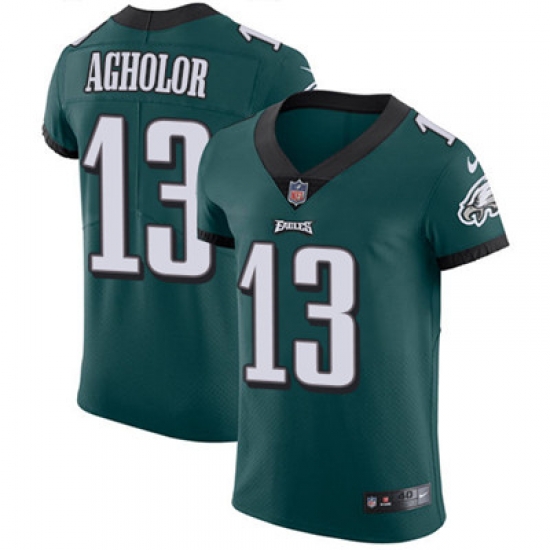 Nike Eagles #13 Nelson Agholor Midnight Green Team Color Mens Stitched NFL Vapor Untouchable Elite Jersey Nike Eagles #13 Nelson Agholor Midnight Green Team Color Mens Stitched NFL Vapor Untouchable Elite Jersey