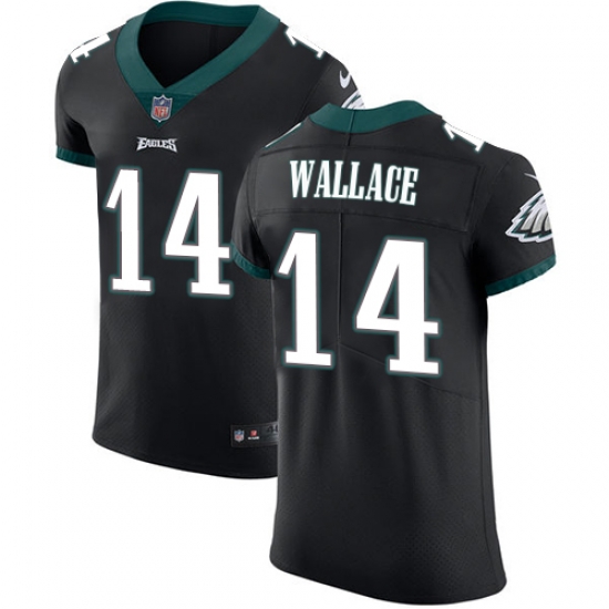 Nike Eagles #14 Mike Wallace Black Alternate Mens Stitched NFL Vapor Untouchable Elite Jersey Nike Eagles #14 Mike Wallace Black Alternate Mens Stitched NFL Vapor Untouchable Elite Jersey