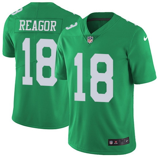 Nike Eagles 18 Jalen Reagor Green Men Stitched NFL Limited Rush Jersey Nike Eagles 18 Jalen Reagor Green Men Stitched NFL Limited Rush Jersey