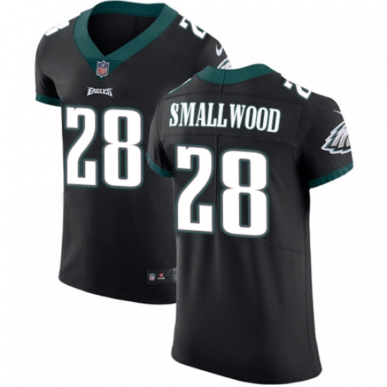 Nike Eagles #28 Wendell Smallwood Black Alternate Men Stitched NFL Vapor Untouchable Elite Jersey Nike Eagles #28 Wendell Smallwood Black Alternate Men Stitched NFL Vapor Untouchable Elite Jersey