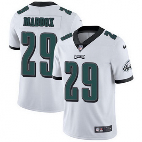 Nike Eagles #29 Avonte Maddox White Mens Stitched NFL Vapor Untouchable Limited Jersey Nike Eagles #29 Avonte Maddox White Mens Stitched NFL Vapor Untouchable Limited Jersey