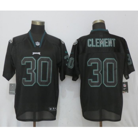 Nike Eagles #30 Corey Clement Black Lights Out Elite Jersey Nike Eagles #30 Corey Clement Black Lights Out Elite Jersey