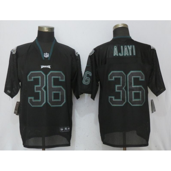 Nike Eagles #36 Jay Ajayi Black Lights Out Elite Jersey Nike Eagles #36 Jay Ajayi Black Lights Out Elite Jersey