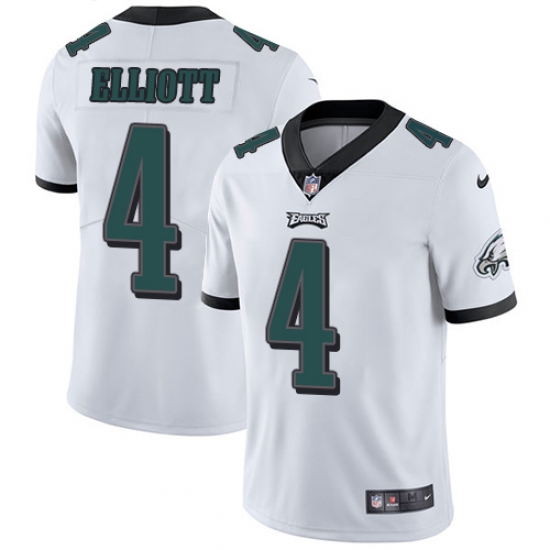 Nike Eagles #4 Jake Elliott White Mens Stitched NFL Vapor Untouchable Limited Jersey Nike Eagles #4 Jake Elliott White Mens Stitched NFL Vapor Untouchable Limited Jersey