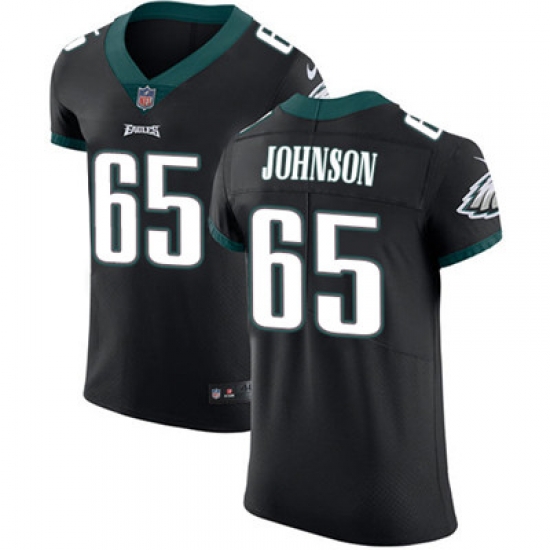 Nike Eagles #65 Lane Johnson Black Alternate Mens Stitched NFL Vapor Untouchable Elite Jersey Nike Eagles #65 Lane Johnson Black Alternate Mens Stitched NFL Vapor Untouchable Elite Jersey