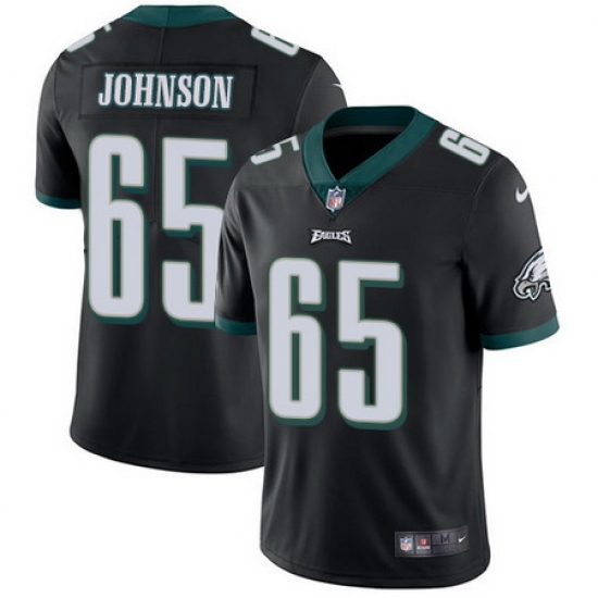 Nike Eagles #65 Lane Johnson Black Alternate Mens Stitched NFL Vapor Untouchable Limited Jersey Nike Eagles #65 Lane Johnson Black Alternate Mens Stitched NFL Vapor Untouchable Limited Jersey