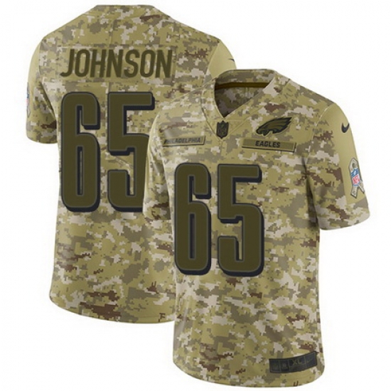 Nike Eagles #65 Lane Johnson Camo Mens Stitched NFL Limited 2018 Salute To Service Jersey Nike Eagles #65 Lane Johnson Camo Mens Stitched NFL Limited 2018 Salute To Service Jersey