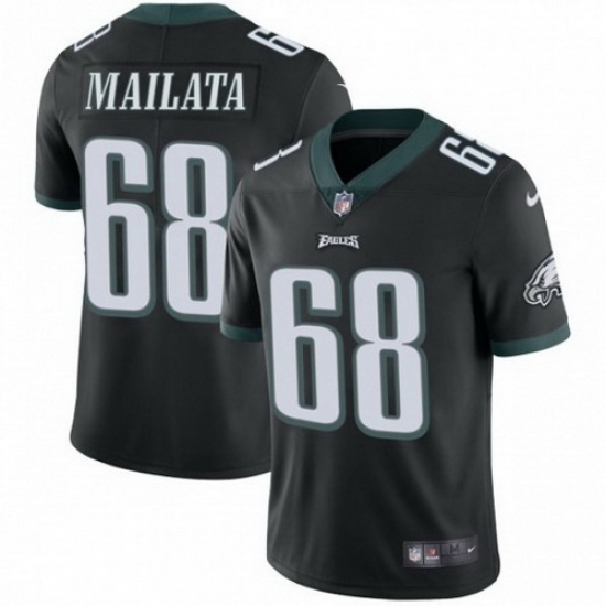 Nike Eagles 68 Jordan Mailata Black Vapor Untouchable Limited Jersey Nike Eagles 68 Jordan Mailata Black Vapor Untouchable Limited Jersey