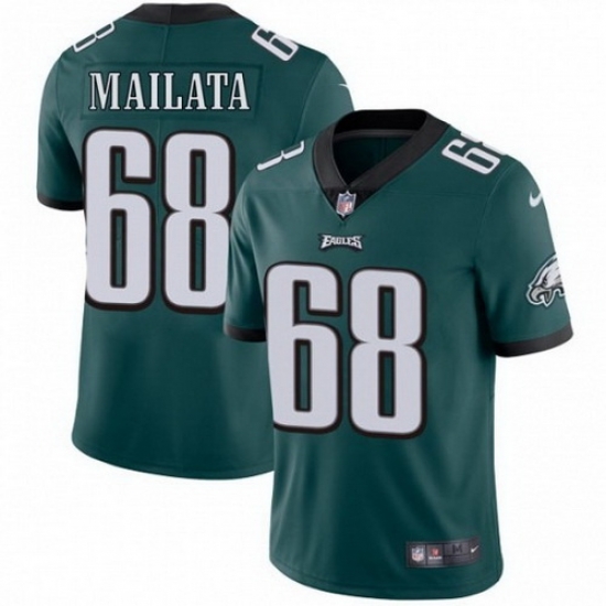 Nike Eagles 68 Jordan Mailata Green Vapor Untouchable Limited Jersey Nike Eagles 68 Jordan Mailata Green Vapor Untouchable Limited Jersey