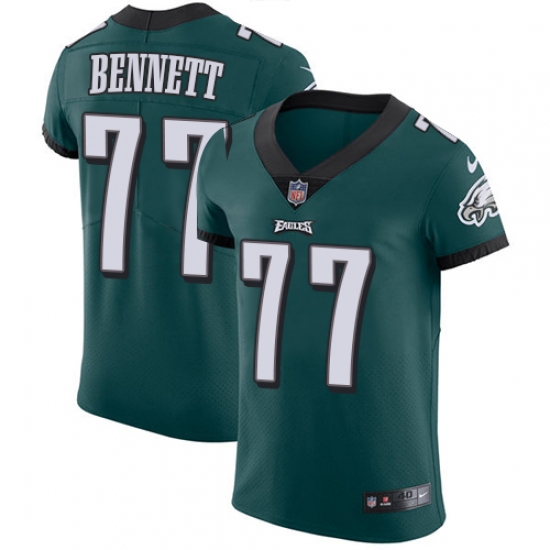 Nike Eagles #77 Michael Bennett Midnight Green Team Color Mens Stitched NFL Vapor Untouchable Elite Jersey Nike Eagles #77 Michael Bennett Midnight Green Team Color Mens Stitched NFL Vapor Untouchable Elite Jersey