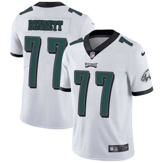 Nike Eagles #77 Michael Bennett White Mens Stitched NFL Vapor Untouchable Limited Jersey Nike Eagles #77 Michael Bennett White Mens Stitched NFL Vapor Untouchable Limited Jersey