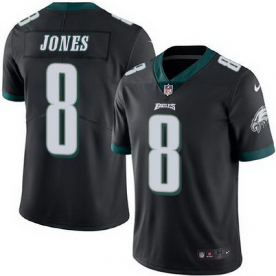 Nike Eagles #8 Donnie Jones Black Mens Stitched NFL Limited Rush Jersey Nike Eagles #8 Donnie Jones Black Mens Stitched NFL Limited Rush Jersey