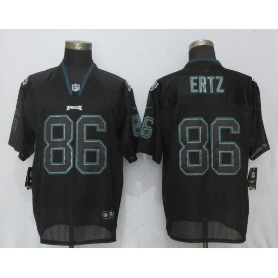 Nike Eagles #86 Zach Ertz Black Lights Out Elite Jersey Nike Eagles #86 Zach Ertz Black Lights Out Elite Jersey
