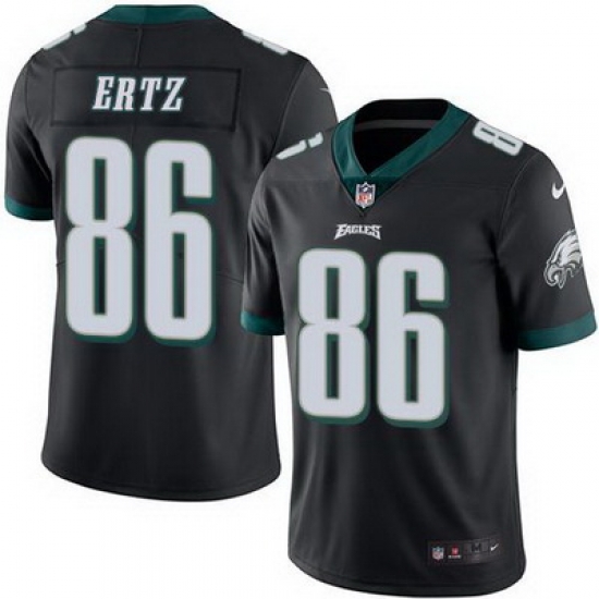 Nike Eagles #86 Zach Ertz Black Mens Stitched NFL Limited Rush Jersey Nike Eagles #86 Zach Ertz Black Mens Stitched NFL Limited Rush Jersey