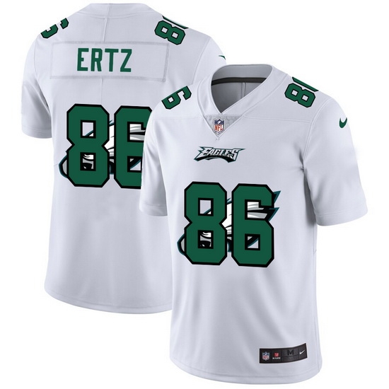 Nike Eagles 86 Zach Ertz White Shadow Logo Limited Jersey Nike Eagles 86 Zach Ertz White Shadow Logo Limited Jersey
