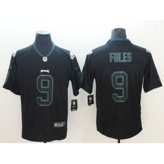 Nike Eagles 9 Nick Foles Black Shadow Legend Limited Jersey Nike Eagles 9 Nick Foles Black Shadow Legend Limited Jersey