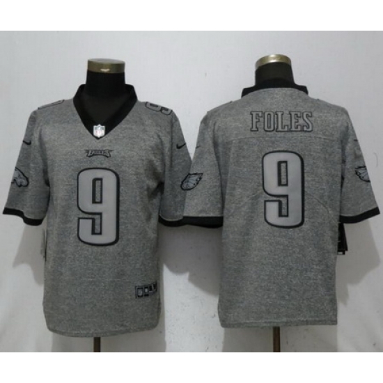 Nike Eagles #9 Nick Foles Gray Gridiron Gray Vapor Untouchable Limited Jersey Nike Eagles #9 Nick Foles Gray Gridiron Gray Vapor Untouchable Limited Jersey