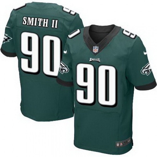 Nike Eagles #90 Marcus Smith II Midnight Green Team Color Mens Stitched NFL Elite Jersey Nike Eagles #90 Marcus Smith II Midnight Green Team Color Mens Stitched NFL Elite Jersey