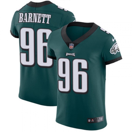 Nike Eagles #96 Derek Barnett Midnight Green Team Color Mens Stitched NFL Vapor Untouchable Elite Jersey Nike Eagles #96 Derek Barnett Midnight Green Team Color Mens Stitched NFL Vapor Untouchable Elite Jersey
