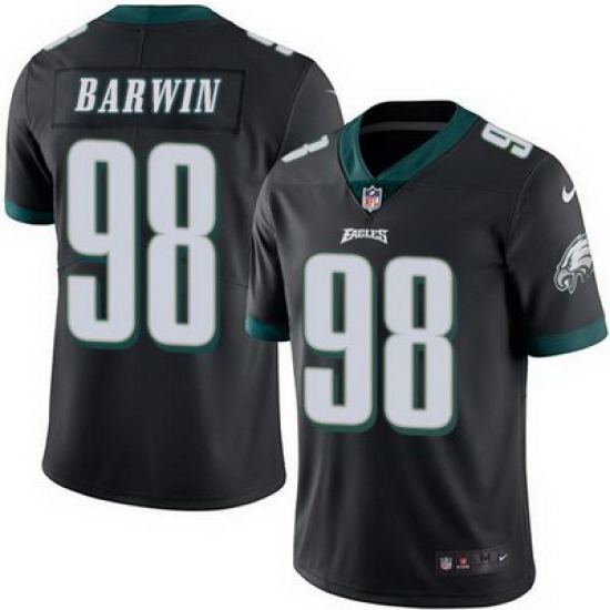Nike Eagles #98 Connor Barwin Black Mens Stitched NFL Limited Rush Jersey Nike Eagles #98 Connor Barwin Black Mens Stitched NFL Limited Rush Jersey