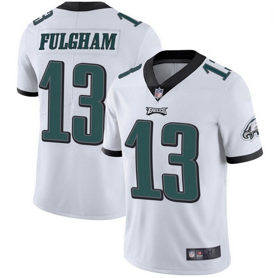 Nike Philadelphia Eagles 13 Travis Fulgham White Vapor Untouchable Limited Jersey Nike Philadelphia Eagles 13 Travis Fulgham White Vapor Untouchable Limited Jersey