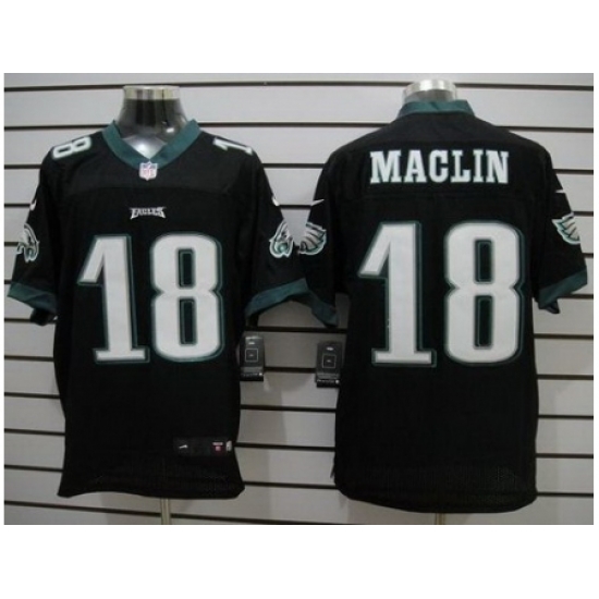 Nike Philadelphia Eagles 18 Jeremy Maclin Black Elite Nike NFL Jersey Nike Philadelphia Eagles 18 Jeremy Maclin Black Elite Nike NFL Jersey