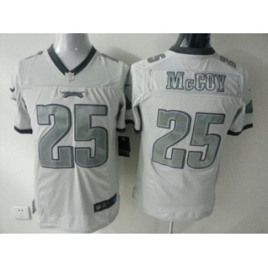 Nike Philadelphia Eagles 25 LeSean McCoy White Game Platinum NFL Jersey Nike Philadelphia Eagles 25 LeSean McCoy White Game Platinum NFL Jersey