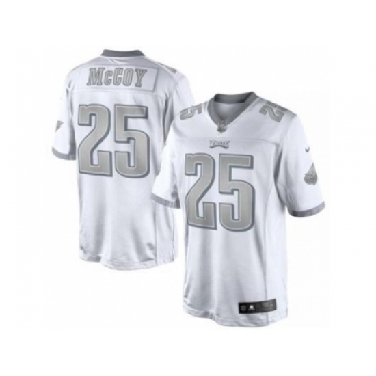 Nike Philadelphia Eagles 25 LeSean McCoy White Limited Platinum NFL Jersey Nike Philadelphia Eagles 25 LeSean McCoy White Limited Platinum NFL Jersey