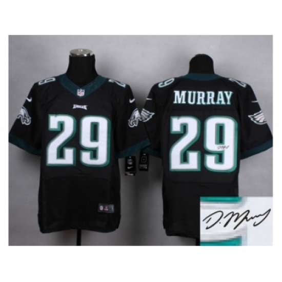 Nike Philadelphia Eagles 29 DeMarco Murray black Elite Signature NFL Jersey Nike Philadelphia Eagles 29 DeMarco Murray black Elite Signature NFL Jersey