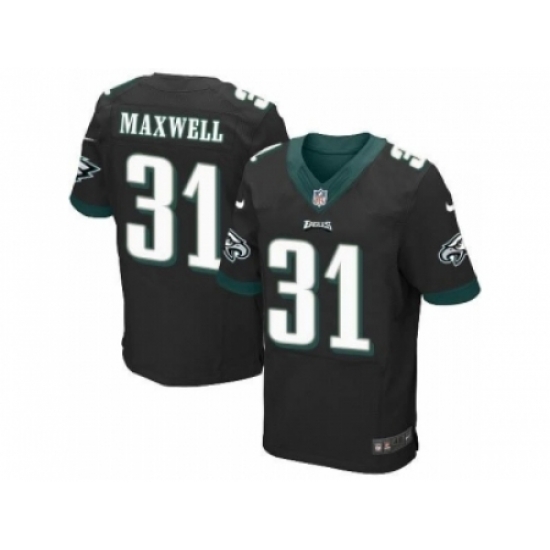 Nike Philadelphia Eagles 31 Byron Maxwell Black Elite NFL Jersey Nike Philadelphia Eagles 31 Byron Maxwell Black Elite NFL Jersey